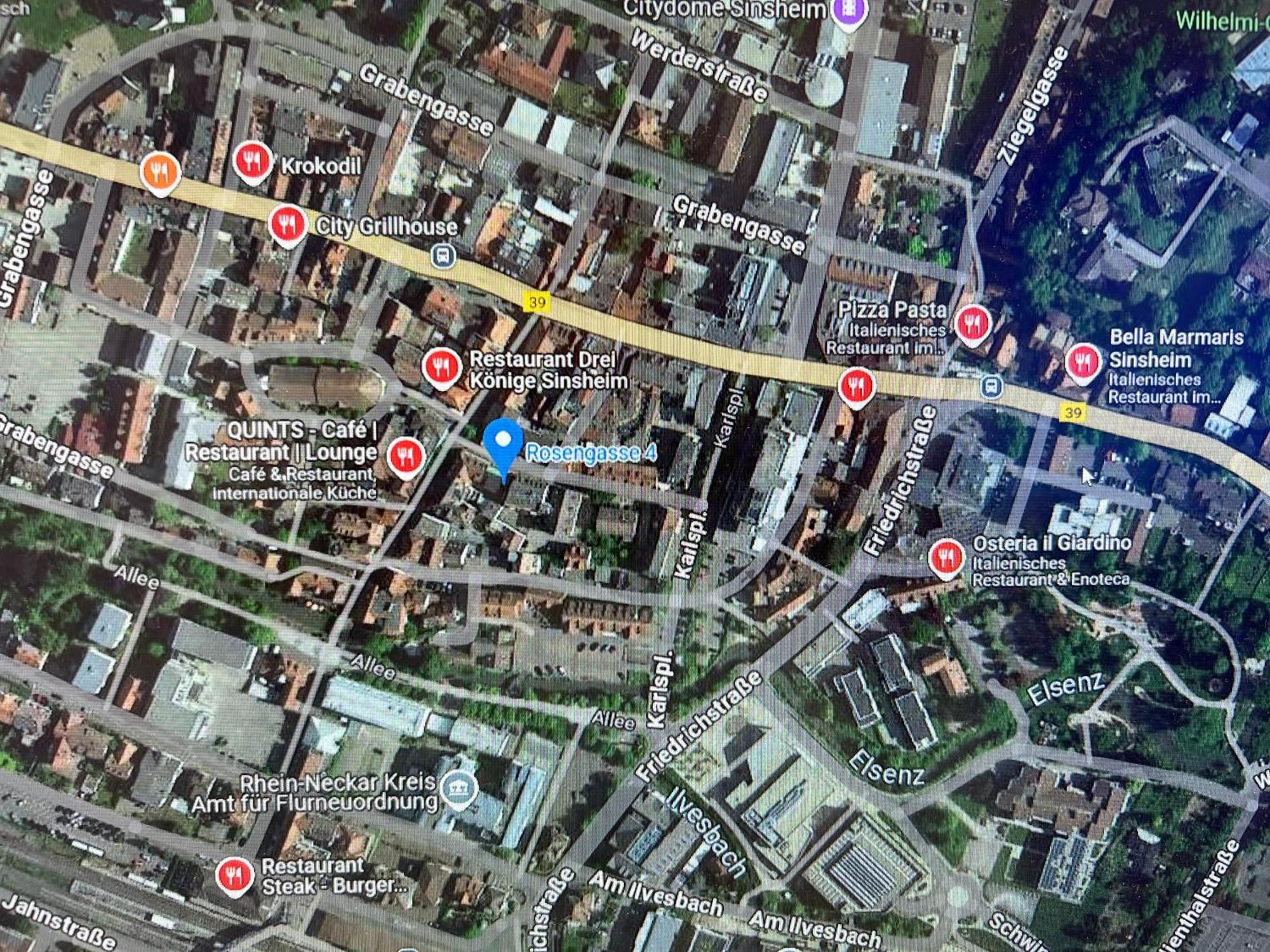 City Apart 2 Stadtwohnung Mit Netflix Nahe Bahnhof ジンスハイム エクステリア 写真
